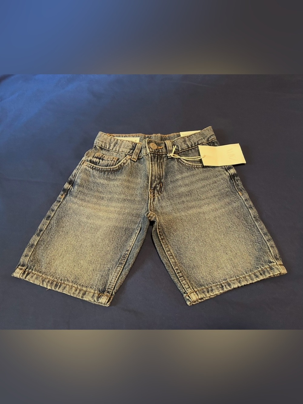 Zara Kids Denim Shorts - Classic Blue Jean Shorts. Size 7-8. NWT